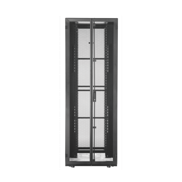 Gabinete FlexFusion™ XGL (Light) para Centros de Datos, 42 UR, 800 mm de Ancho, 1070 mm de Profundidad, Fabricado en Acero, Color Negro