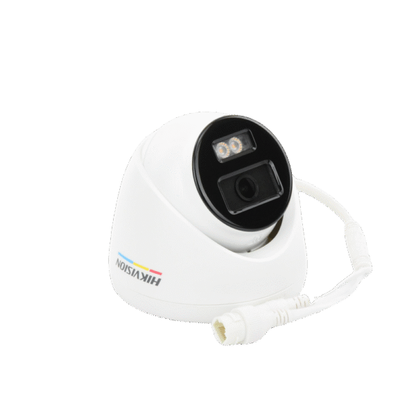 Turret IP 4 Megapixel / Imagen a Color 24/7 / PoE / Lente 2.8 mm / Luz Blanca 30 mts / Exterior IP67 / WDR 120 dB / H.265+ / Onvif