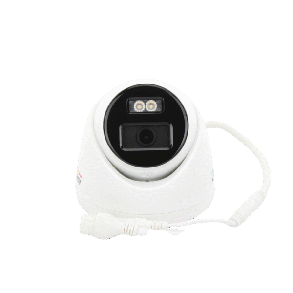 Turret IP 4 Megapixel / Imagen a Color 24/7 / PoE / Lente 2.8 mm / Luz Blanca 30 mts / Exterior IP67 / WDR 120 dB / H.265+ / Onvif
