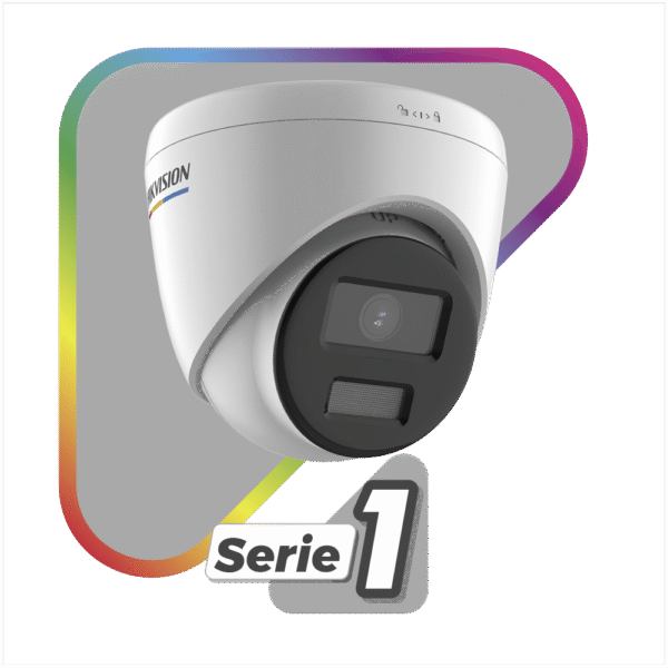 Turret IP 4 Megapixel / Imagen a Color 24/7 / PoE / Lente 2.8 mm / Luz Blanca 30 mts / Exterior IP67 / WDR 120 dB / H.265+ / Onvif