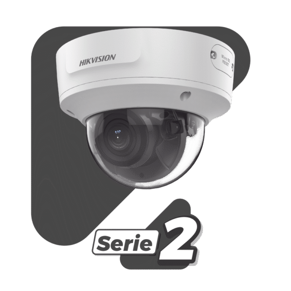 Domo IP 4 Megapixel / Lente Mot. 2.8 a 12 mm / 40 mts IR EXIR / IP67 / IK10 / WDR 120 dB / PoE / Videoanaliticos (Filtro de Falsas Alarmas) / Ultra Baja Iluminación / Entrada y Salida de Audio y Alarma