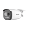 DS2CE12DF3TPIRXOS-l Bala TURBOHD 2 Megapixel (1080p) / Imagen a Color 24/7 / Lente 2.8 mm / Luz Blanca 40 mts / Exterior IP67 / WDR 130 dB / Sensor PIR / Sirena y Salida de Audio Integrada / Estrobo ROJO - AZUL / Micrófono Integrado