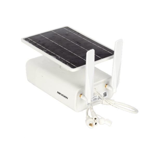 DS2XS2T41G0ID_4G_C04S05-AD-3-l Kit Solar IP All in One / Cámara Bala 4 Megapixel / Lente 4mm / Panel Solar / Batería de Respaldo de Litio 10Ah (Hasta 7 Días) / Conexión 4G / Accesorios de Instalación / Kit Solar