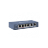 Switch PoE+ / No Administrable / 4 Puertos 10/100 Mbps PoE+ (hasta 300 m) + 2 Puertos 10/100 Mbps Uplink / 35 W