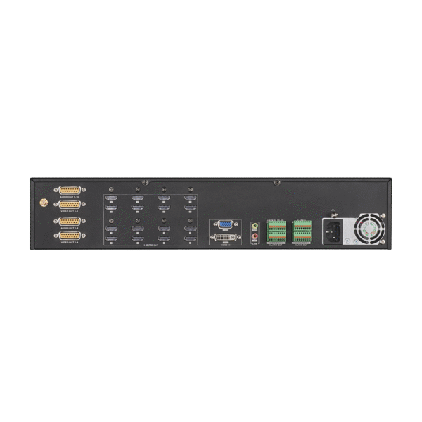 DS6916UDIB-AD-1-l Decodificador de Vídeo de 16 Salidas HDMI 4K / Soporta hasta 128 canales de Vídeo Simultáneos / Videowall