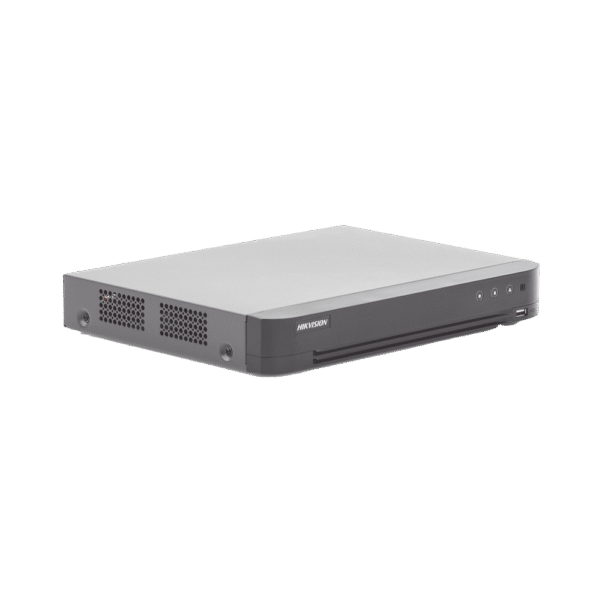 IDS7204HQHIM1_S-LAT-IZQ-l (ACUSENSE / Evita Falsas Alarmas) DVR 4 Megapixel / 4 Canales TURBOHD + 2 Canales IP / 1 Bahía de Disco Duro / 1 Canal de Audio