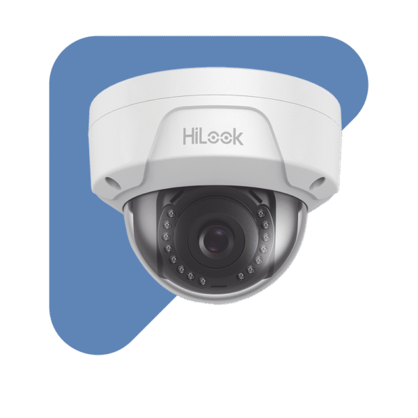 IPCD121HC-LIST-l HiLook Series / Domo IP 2 Megapixel / 30 mts IR / Exterior IP67 / IK10 / dWDR / PoE / Lente 2.8 mm / Onvif