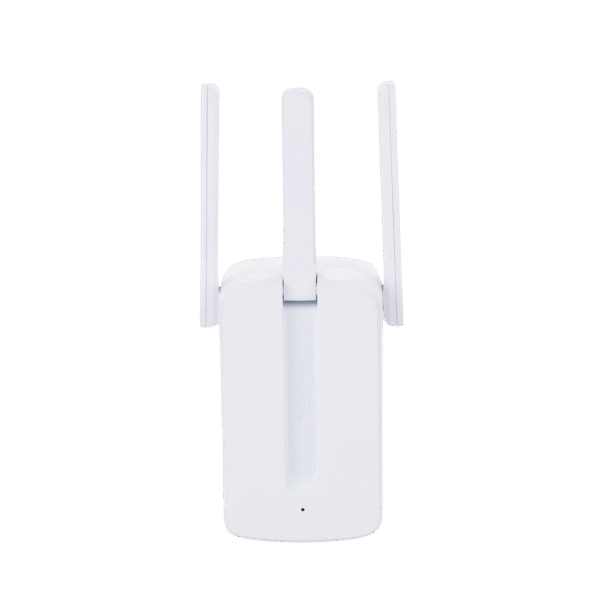 Repetidor / Extensor de Cobertura WiFi N, 300 Mbps, 2.4 GHz y 3 antenas externas.