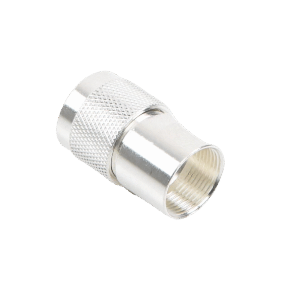 Conector N Macho de Rosca para Cables 9913, RFLASH-1113, 7810A, RG8/U-SYS, CNT-400, 8214, Plata/Oro/Teflón.