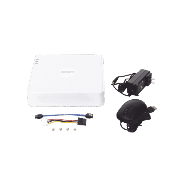 (COMPATIBLE HIK-CONNECT) DVR 8 Canales 2 Megapixel (1080p) Lite / 8 Canales TURBOHD + 2 Canales IP / 1 Bahía de Disco Duro / H.265+ / Salida de vídeo Full HD
