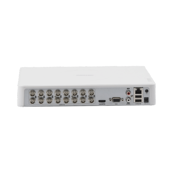 S16TURBOG3-AD-4-l (COMPATIBLE HIK-CONNECT) DVR 2 Megapixel (1080p) Lite / 16 Canales TURBOHD + 2 Canales IP / 1 Bahía de Disco Duro / H.265+ / Salida de vídeo Full HD