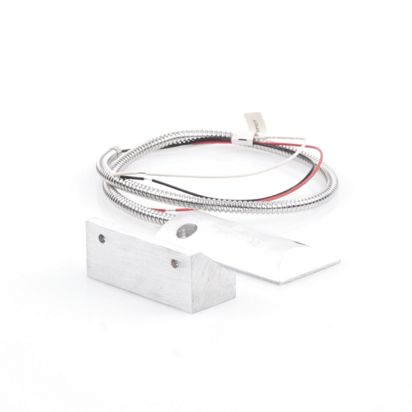 SF3014C-AD-3-l Contacto Magnético para Piso, Salida Dual NC/NA, GAP 75mm, Cubierta de Aluminio con 55cm de Cable Blindado