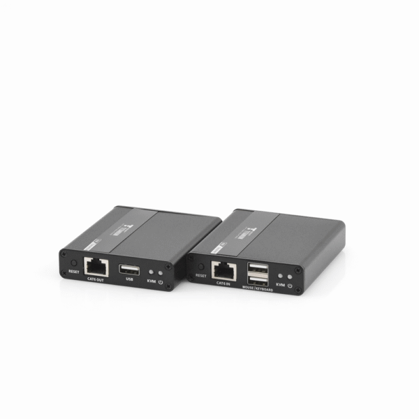 TT223KVM-AD-4-l Kit extensor KVM (HDMI y USB) hasta 70 metros / Resolución 1080P @ 60 Hz/ Cat 6, 6a y 7 / CERO LATENCIA / HDR / Salida Loop / Uso 24/7 / Salida de audio de 3.5mm / Transmite el Video y Controla tu DVR vía USB a distancia.