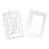 Soporte y tapa universal color blanco de PVC auto extinguible, para canaleta TEK100 (5595-10001)