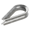 portada_0S400-60 Cuello/ Guardacabo/ Rozadera para Cable de 1/4" de Acero Galv. por Inmersión