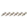 Paquete de 6 tornillos con tuercas de acero inoxidable 1/4 x 1 1/4”.