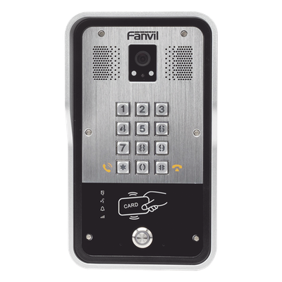 Video Portero SIP Con Cámara, 1 Relevador Integrado, Onvif y lector de tarjetas RFID para acceso