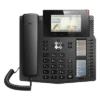 Teléfono IP empresarial para 20 líneas SIP, Voz HD, 3 Pantallas LCD a Color, 12 teclas BLF, PoE