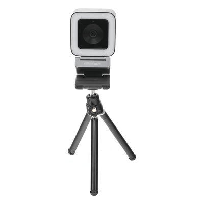 sec_2_0S400-7 Cámara Web ALTA DENIFICIÓN (1080p) / Aro de Luz Interconstruido / Gran Angular / Micrófono Integrado / Conector USB de 2 mts / Fácil de Instalar / Reducción de Ruido Inteligente