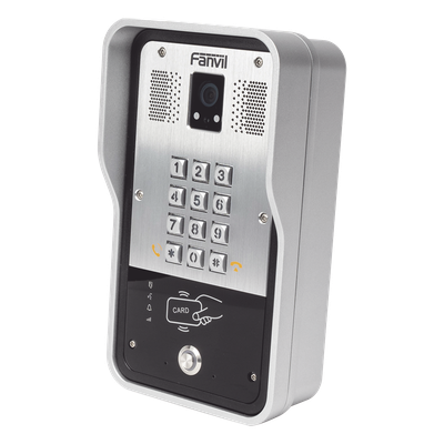 Video Portero SIP Con Cámara, 1 Relevador Integrado, Onvif y lector de tarjetas RFID para acceso