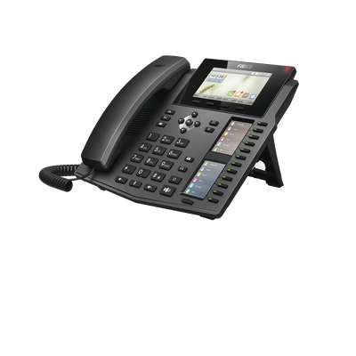 Teléfono IP empresarial para 20 líneas SIP, Voz HD, 3 Pantallas LCD a Color, 12 teclas BLF, PoE