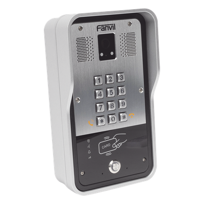 Video Portero SIP Con Cámara, 1 Relevador Integrado, Onvif y lector de tarjetas RFID para acceso