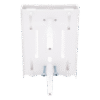 Soporte y tapa universal color blanco de PVC auto extinguible, para canaleta TEK100 (5595-10001)