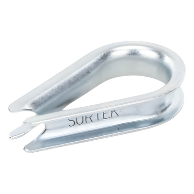 sec_5_1S400-28 Cuello/ Guardacabo/ Rozadera para Cable de 1/4" de Acero Galv. por Inmersión
