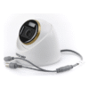 Turret TURBOHD 4K / Imagen a color 24/7 / Lente 2.8 mm / Luz Blanca 40 mts / Exterior IP67 / WDR 130 dB