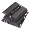 Kit Extensor HDMI para distancias de 120 metros / Resolución 4K @ 30Hz / Cat 5e/6 / Soporta conexión Uno a Uno y Uno a Muchos / Soporta hasta 253 Rx / Salida Loop / Baja Latencia / Uso 24/7 / Soporta HDbitT / Compatible con Switch Gigabit