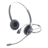 sec_5_2S400-9 Diadema binaudal (duo) con tecnología antishock para teléfonos IP FANVIL y Polycom con micrófono de cancelación de ruido, larga durabilidad