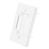 Soporte y tapa universal color blanco de PVC auto extinguible, para canaleta TEK100 (5595-10001)