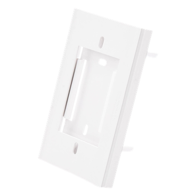 Soporte y tapa universal color blanco de PVC auto extinguible, para canaleta TEK100 (5595-10001)