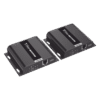 Kit Extensor HDMI para distancias de 120 metros / Resolución 4K @ 30Hz / Cat 5e/6 / Soporta conexión Uno a Uno y Uno a Muchos / Soporta hasta 253 Rx / Salida Loop / Baja Latencia / Uso 24/7 / Soporta HDbitT / Compatible con Switch Gigabit