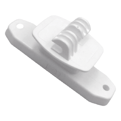 Aislador de Paso Blanco reforzado para cercos eléctricos, resistente al clima extremoso