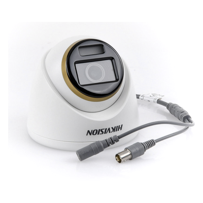 Turret TURBOHD 4K / Imagen a color 24/7 / Lente 2.8 mm / Luz Blanca 40 mts / Exterior IP67 / WDR 130 dB
