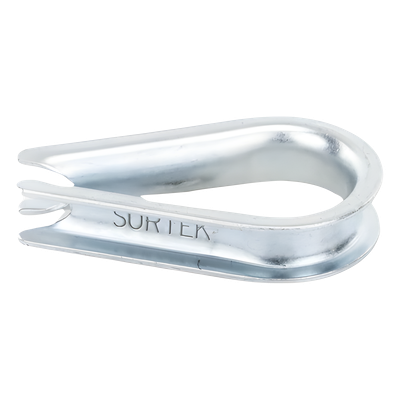 sec_5_4S400-13 Cuello/ Guardacabo/ Rozadera para Cable de 1/4" de Acero Galv. por Inmersión
