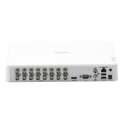 sec_5_6S400-2 (COMPATIBLE HIK-CONNECT) DVR 2 Megapixel (1080p) Lite / 16 Canales TURBOHD + 2 Canales IP / 1 Bahía de Disco Duro / H.265+ / Salida de vídeo Full HD