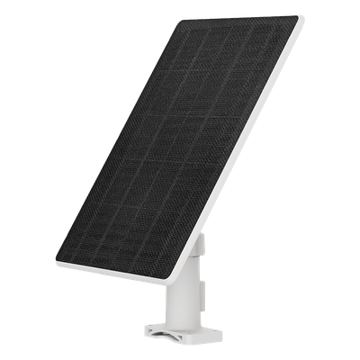 Kit Cámara PT 4G LTE Solar / 4 MP / Wifi / Lente 4 mm / IR 15 m / Batería 5200 mAh / Panel Solar Monocristalino 5W / Detección IA de Personas y Vehículos / Audio Bidireccional / IP65 / H.265 / microSD 512 GB