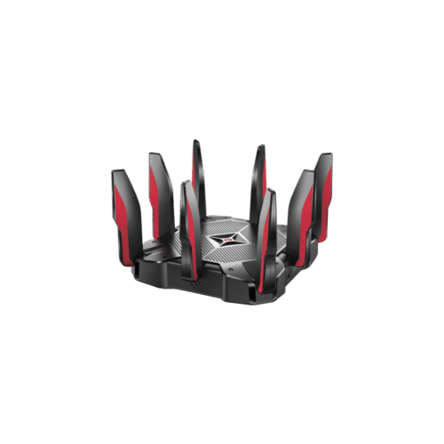 Router de juegos de banda triple AC5400 MU-MIMO 1 puerto WAN 10/100/1000 Mbps y 8 puertos LAN 10/100/1000 Mbps, 2 puerto USB 3.0 y 8 antenas.