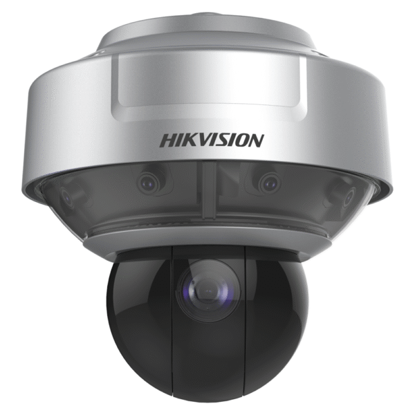 Domo PanoVu series / Vista Panorámica 360° / 8 Lentes de 4 Megapixel + PTZ 4 Megapixel de 40X Zoom / Posicionamiento 3D / IP66 / IK10 / WDR 120 dB