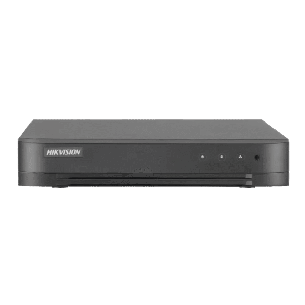 DS7216HGHIM1C-l DVR 2MP Lite / 16 Canales TVI / AHD / CVI / CVBS + 2 Canales IP / 1 HDD / H.265+ / Salida en Full HD / Audio por Coaxitron