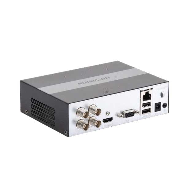 DVR 2 Megapixel (1080P) lite / 4 Canales TURBOHD + 1 Canal IP / Disco duro eSSD Incluido / H.265+ / AcuSense / Audio por Coaxitrion