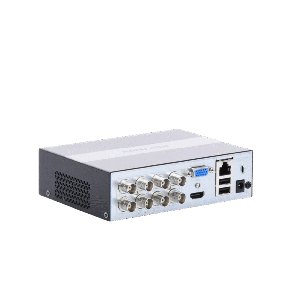DVR 2 Megapixel (1080P) Lite / 8 Canales TURBOHD + 2 Canal IP / Disco Duro eSSD Incluido (960 GB) / H.265+ / ACUSENSE Lite / Diseño Ultra Compacto / Extra Silencioso