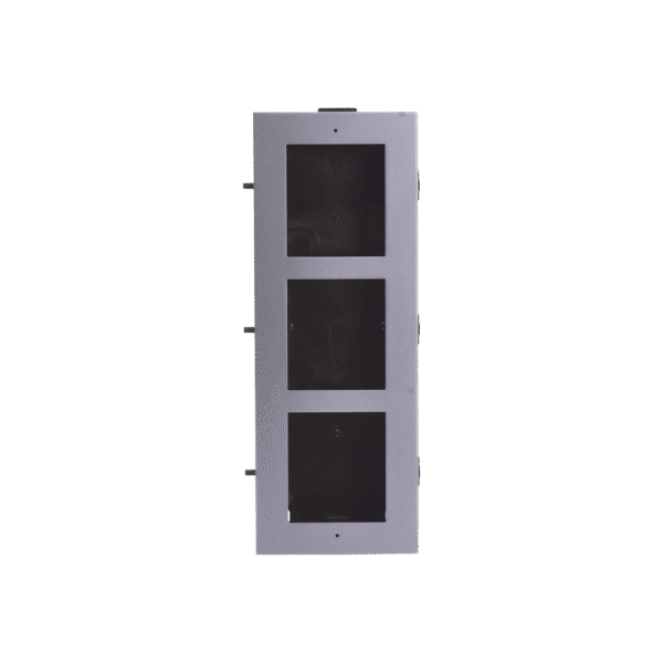 DSKDACF3-AD-2-l Base de 3 Espacios para EMPOTRAR Módulos de Videoporteros Hikvision