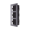 DSKDACF3-l Base de 3 Espacios para EMPOTRAR Módulos de Videoporteros Hikvision