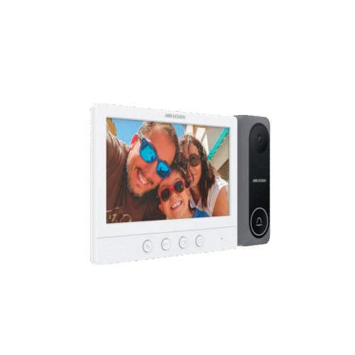 Kit de Videoportero TurboHD con Pantalla LCD a Color de 7" / Frente de Calle para Exterior de Policarbonato / 720p (1 Megapíxel )130° de Visión (Gran Angular)