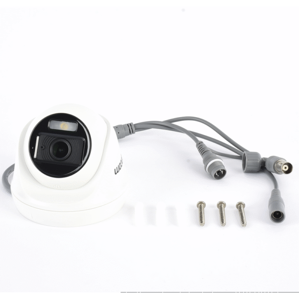 Turret TURBOHD 2 Megapíxel (1080p) / Imagen a color 24/7 / Lente 2.8 mm / Policarbonato / Luz Blanca 20 mts / Interior / TVI-AHD-CVI-CVBS / dWDR