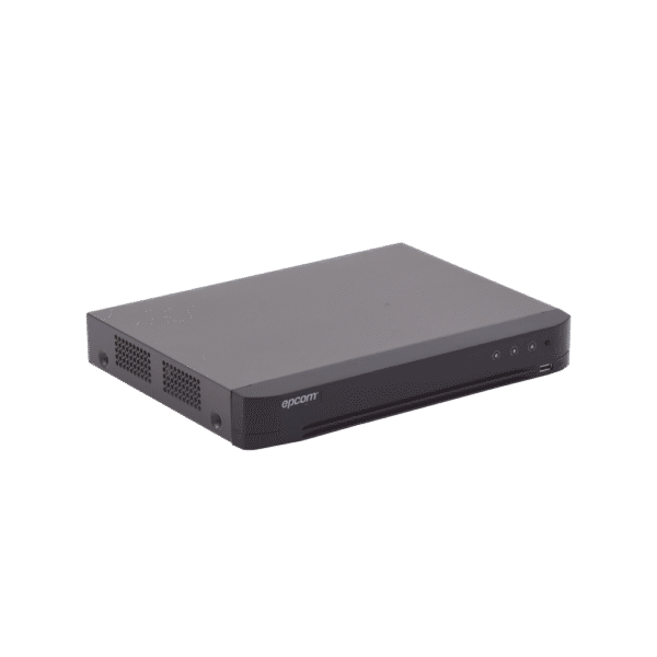 (COMPATIBLE HIK-CONNECT) DVR 4 Megapixel / 4 Canales TURBOHD + 2 Canales IP / 1 Bahía de Disco Duro / Audio por Coaxitron / Evita Falsas Alarmas / Salida de Video en Full HD