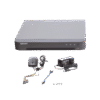 (COMPATIBLE HIK-CONNECT) DVR 4 Megapixel / 4 Canales TURBOHD + 2 Canales IP / 1 Bahía de Disco Duro / Audio por Coaxitron / Evita Falsas Alarmas / Salida de Video en Full HD